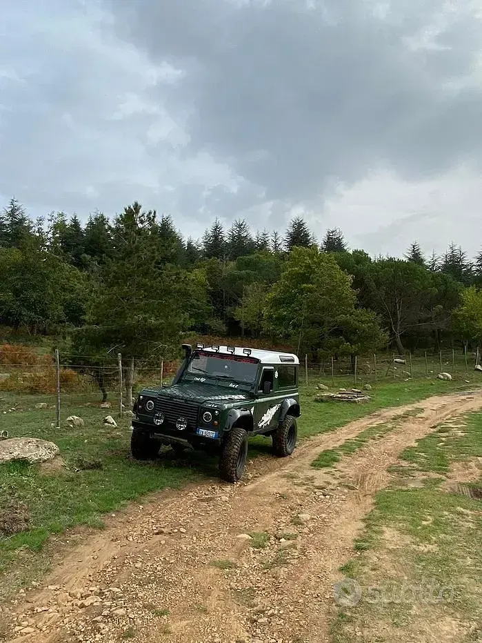 Usata Land Rover Defender 86 CV (63 kW) 2009 Verde SUV