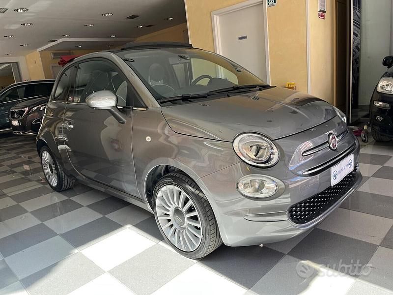 Usata Fiat 500C Lounge 69 CV (50 kW) 2020 Grigio Cabrio