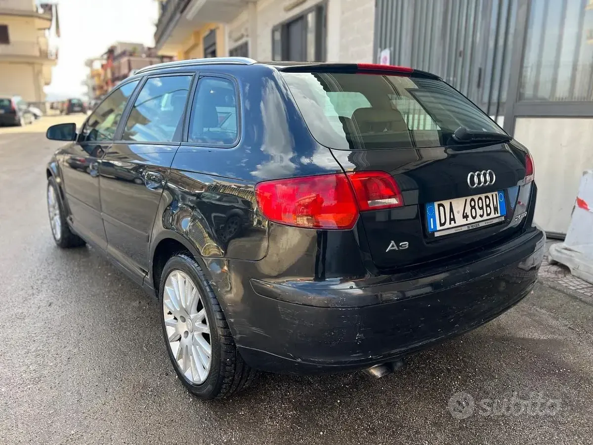 Usata Audi A3 140 CV (102 kW) 2007 Nero Utilitaria