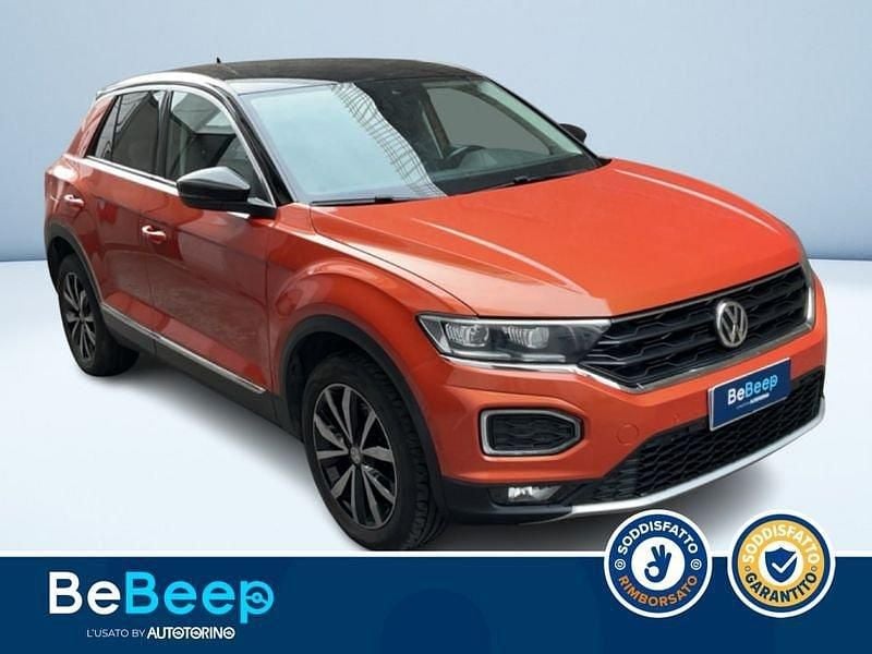 Usata VW T-Roc Advance 150 CV (110 kW) 2018 Arancione metallizzato SUV