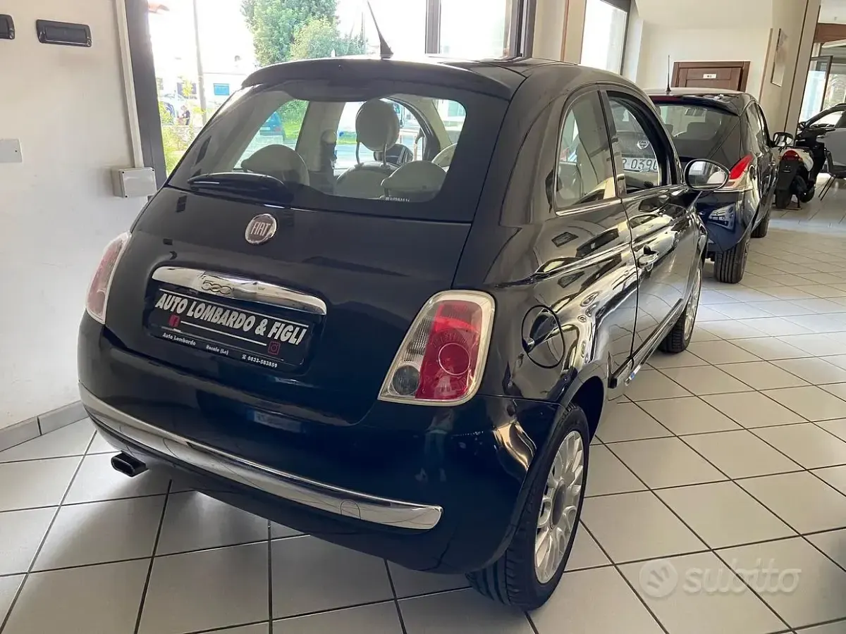 Usata Fiat 500 Lounge 69 CV (50 kW) 2011 Nero Berlina