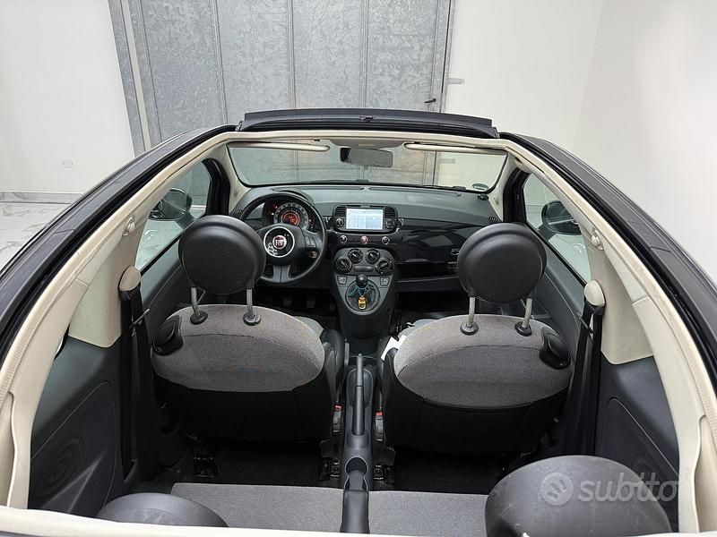 Usata Fiat 500C Lounge 69 CV (50 kW) 2010 Nero Cabrio