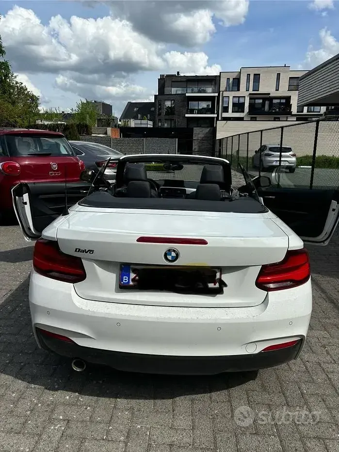 Usata BMW 218 M Sport 136 CV (100 kW) 2020 Bianco Cabrio
