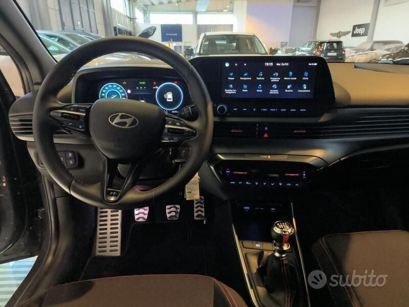Usata Hyundai i20 N Line 101 CV (74 kW) 2024 Grigio Berlina