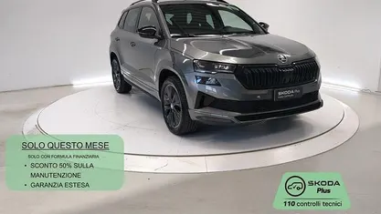 Grigio scuro Usata 2023 Skoda Karoq SportLine SUV | 29.500 € (Ottimo prezzo)