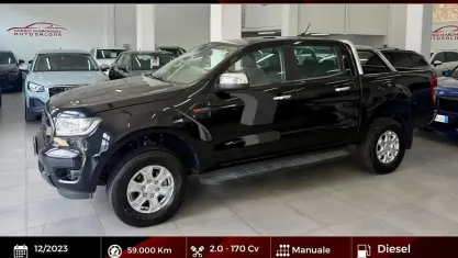 Usata Ford Ranger XLT 170 CV (125 kW) 2023 Nero Pick-up