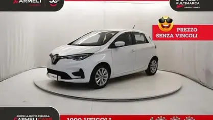Usata Renault Zoe Zen 100 kW (136 CV) 2020 Bianco Utilitaria