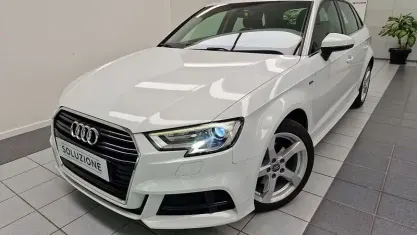 Usata Audi A3 Sportback Design 116 CV (85 kW) 2018 Bianco Utilitaria