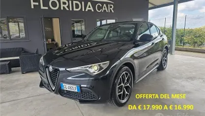 Käytetty Alfa Romeo Stelvio Super 190 HP (139 kW) 2021 Musta Katumaasturi