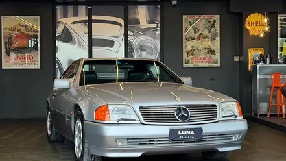 Usata Mercedes SL600 394 CV (289 kW) 1993 Grigio Cabrio