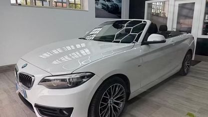 Usata BMW 218 Luxury Line 150 CV (110 kW) 2018 Bianco Cabrio