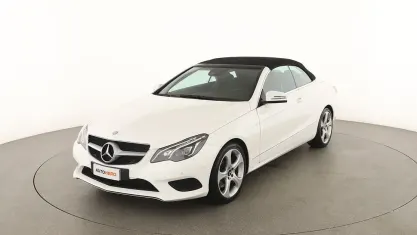 Usata Mercedes E220 Executive 170 CV (125 kW) 2015 Bianco Cabrio
