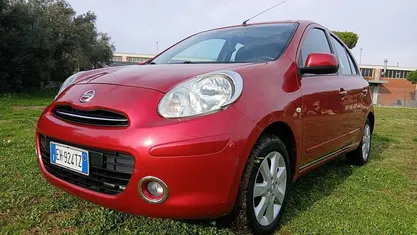 Usata Nissan Micra 80 CV (58 kW) 2011 Rosso Utilitaria