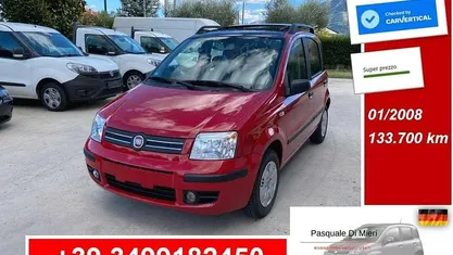Rosso Usata 2008 Fiat Panda Dynamic Due volumi | 3800 € (Buon prezzo)