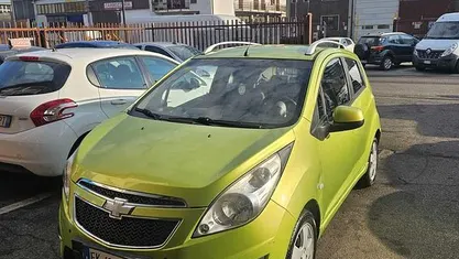 Usata Chevrolet Spark 82 CV (60 kW) 2011 Verde Utilitaria