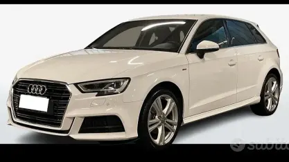 Usata Audi A3 Admired 116 CV (85 kW) 2019 Bianco Berlina