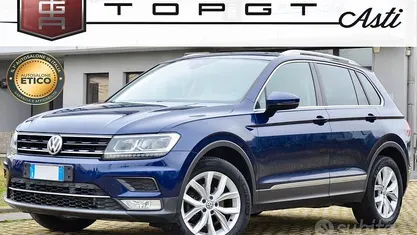 Begagnad VW Tiguan Executive 150 HK (110 kW) 2017 Blå SUV