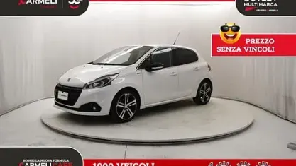 Usata Peugeot 208 GT-line 120 CV (88 kW) 2018 Bianco Utilitaria