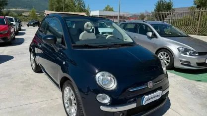 Usata Fiat 500C Lounge 95 CV (69 kW) 2011 Bluazzurro Cabrio
