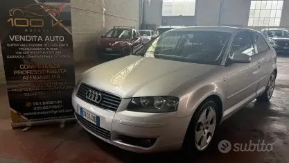 Usata Audi A3 Ambition 140 CV (102 kW) 2004 Grigio Utilitaria