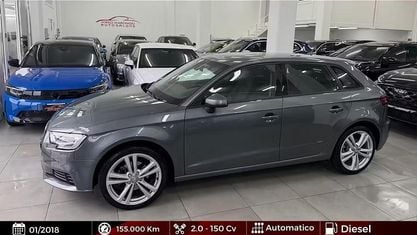 Brugt Audi A3 Sport 150 HK (110 kW) 2018 Grå Sedan