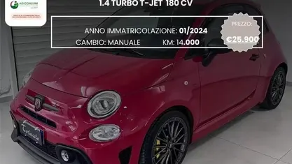 Usata Abarth 695 180 CV (132 kW) 2024 Rosso Utilitaria