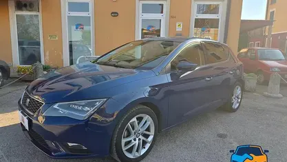 Occasion Seat Leon Style 110 ch (80 kW) 2017 Bleue Berline