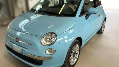 Usata Fiat 500C Lounge 69 CV (50 kW) 2012 Azzurro volare Cabrio