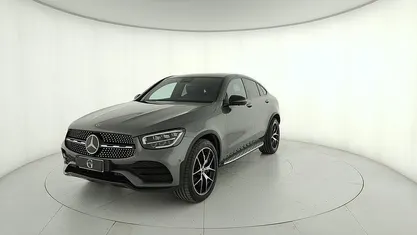 Selenitgrey metallic paint Usata 2022 Mercedes GLC400d Premium Plus Coupé | 49.900 € (Ottimo prezzo)