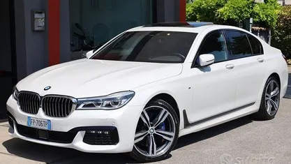 Usata BMW 730 M Sport 265 CV (194 kW) 2018 Mineral white / metallizzato Berlina
