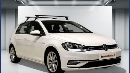 Usata VW Golf VII Highline 131 CV (96 kW) 2019 Bianco Utilitaria