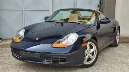 Usata Porsche 986 Boxster 220 CV (161 kW) 2002 Blu Cabrio