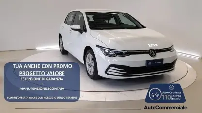 Usata VW Golf VIII Life 110 CV (80 kW) 2023 Bianco