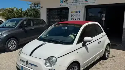 Usata Fiat 500 Rock 75 CV (55 kW) 2009 Bianco Cabrio