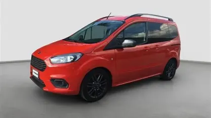 Gebraucht Ford Tourneo Courier Sport 101 PS (74 kW) 2018 Rot Van / Kleinbus