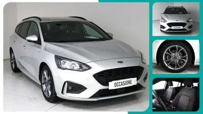 Usata Ford Focus ST-Line 163 CV (119 kW) 2020 Argento Station wagon