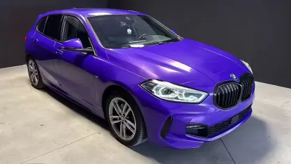 Usata BMW 118 M Sport 150 CV (110 kW) 2021 Viola metallizzato Utilitaria