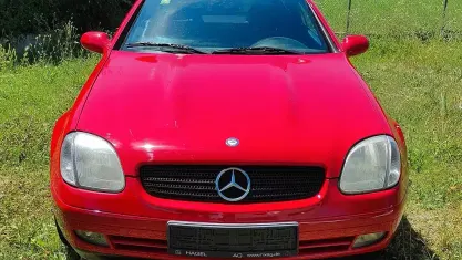 Usata Mercedes SLK200 136 CV (100 kW) 1998 Rosso Cabrio