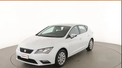 Usata Seat Leon Style 110 CV (80 kW) 2016 Bianco Berlina