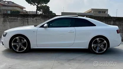 Usata Audi A5 S-Line 190 CV (139 kW) 2015 Bianco Coupé
