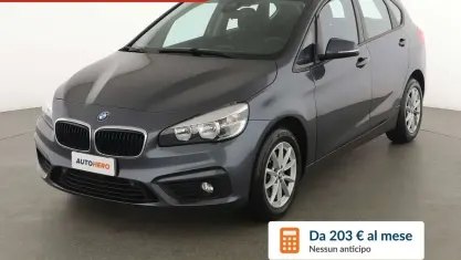 Usata BMW 218 Active Tourer Advantage 150 CV (110 kW) 2017 Grigio Monovolume