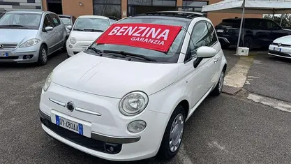 Usata Fiat 500 Lounge 69 CV (50 kW) 2009 Bianco Cabrio