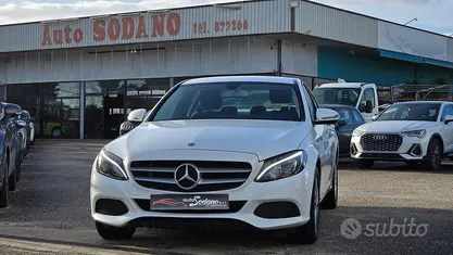 Usata Mercedes C180 Executive 116 CV (85 kW) 2017 Bianco Berlina