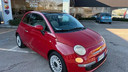 Usata Fiat 500 Lounge 75 CV (55 kW) 2008 Rosso Berlina