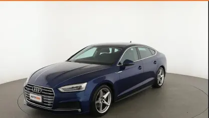 Begagnad Audi A5 Sport 190 HK (139 kW) 2018 Blå Sportkupé