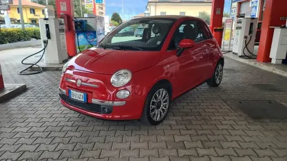 Usata Fiat 500 95 CV (69 kW) 2010 Rosso Cabrio