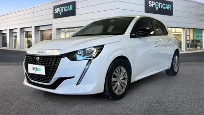 Begagnad Peugeot 208 Active 75 HK (55 kW) 2022 Vit Halvkombi