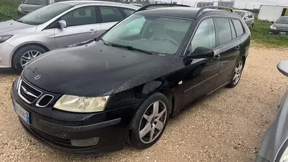 Usata Saab 9-3 Linear 150 CV (110 kW) 2007 Nero Station wagon