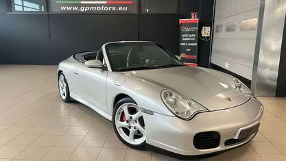 Usata Porsche 911 320 CV (235 kW) 2004 Blu Cabrio