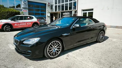 Usata BMW 640 Cabriolet 313 CV (230 kW) 2013 Nero Cabrio